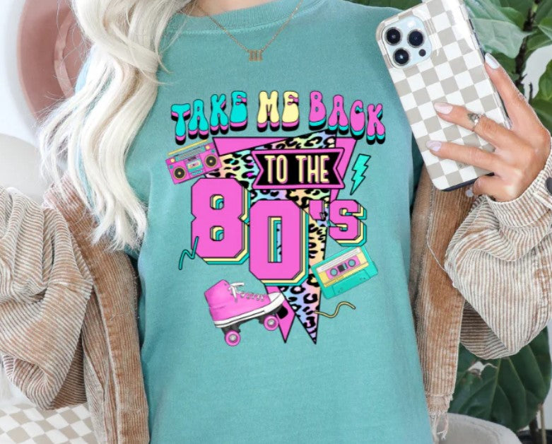 TAKE ME TO THE 80'S FULL COLOR PRINTED APPAREL 423